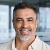 Headshot,Close,Up,Portrait,Of,Indian,Or,Latin,Confident,Mature